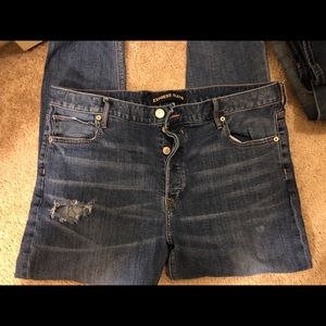 Womens Express crop jeans
